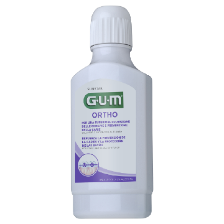 Sunstar Gum Ortho alkoholfreies Mundwasser 300ml