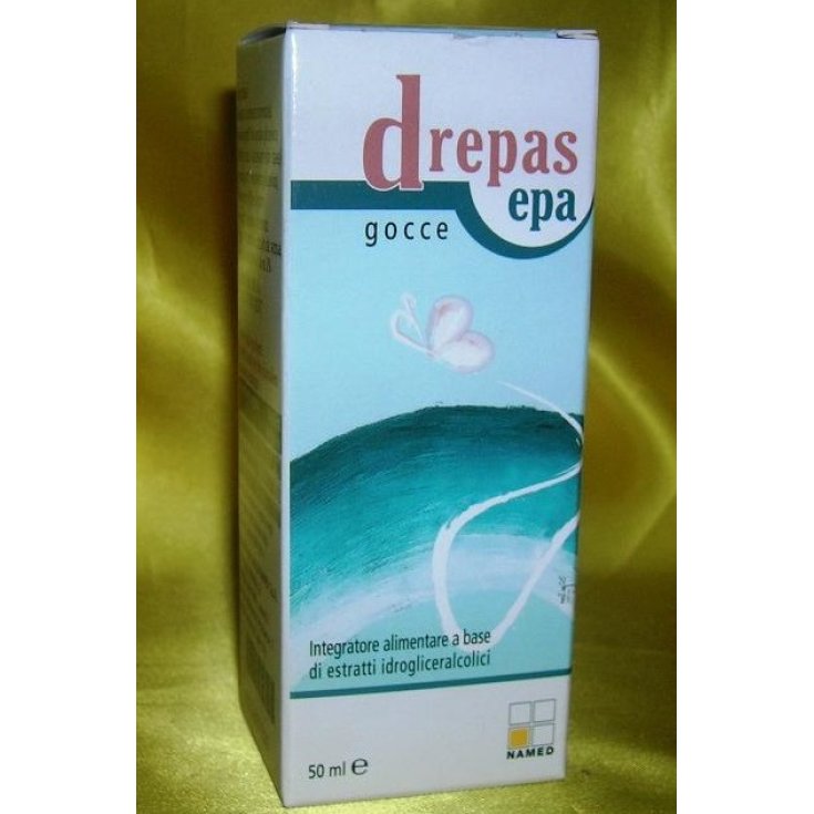 Named Drepas Epa Drops Nahrungsergänzungsmittel Flasche 50ml