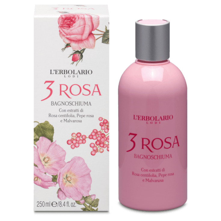 L'Erbolario 3 Rosa Schaumbad 250ml