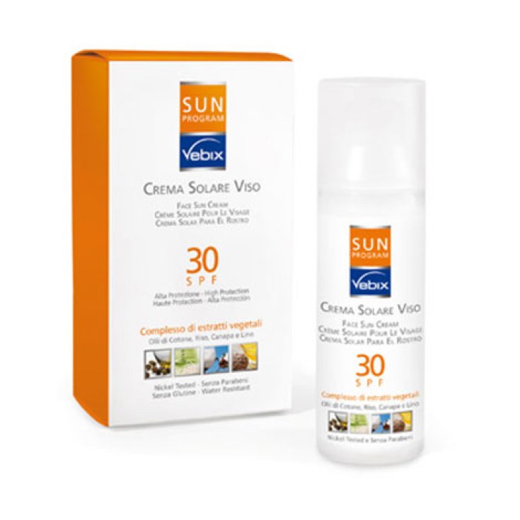 Vebix Sun Program Gesichts-Sonnencreme Spf30 50ml