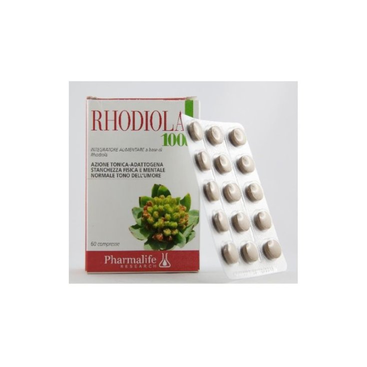 Pharmalife Research Rhodiola 100% Nahrungsergänzungsmittel 60 Tabletten