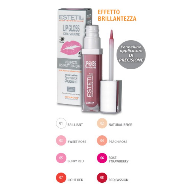 Estetil Lipgloss Idravolume Farbe 07 Hellrot