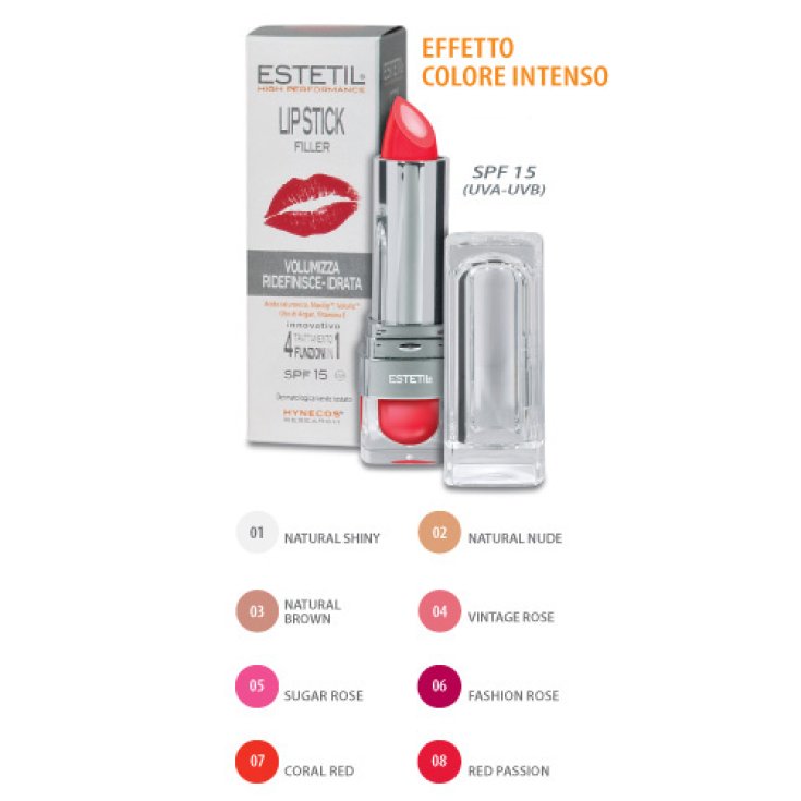 Estetil Lippenstift Filler Color Natural Shiny 01