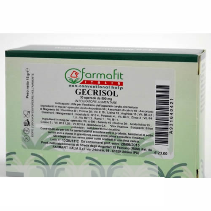 Pharmafit Gecrisol Nahrungsergänzungsmittel 30 Kapseln