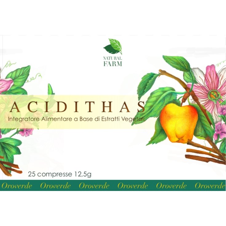 Natural Farm Acidithas Nahrungsergänzungsmittel 25 Tabletten