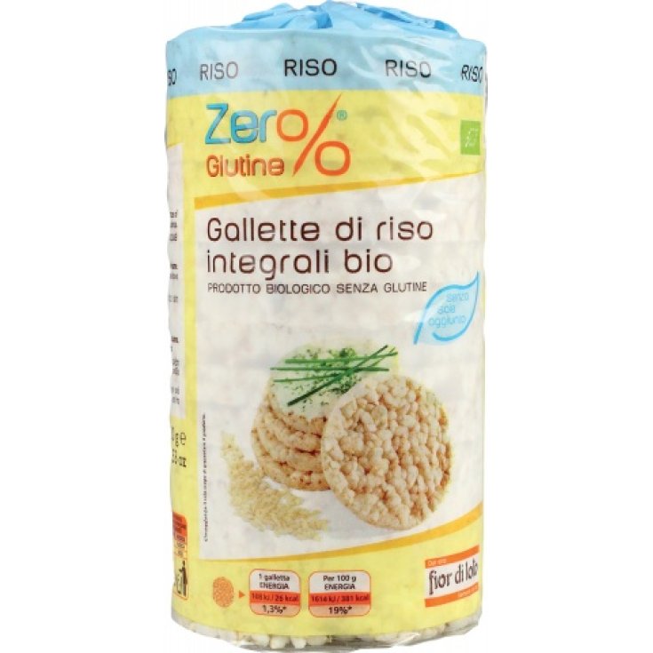 Fior Di Loto Zero% Gluten-Reiskuchen ohne Salz 100g