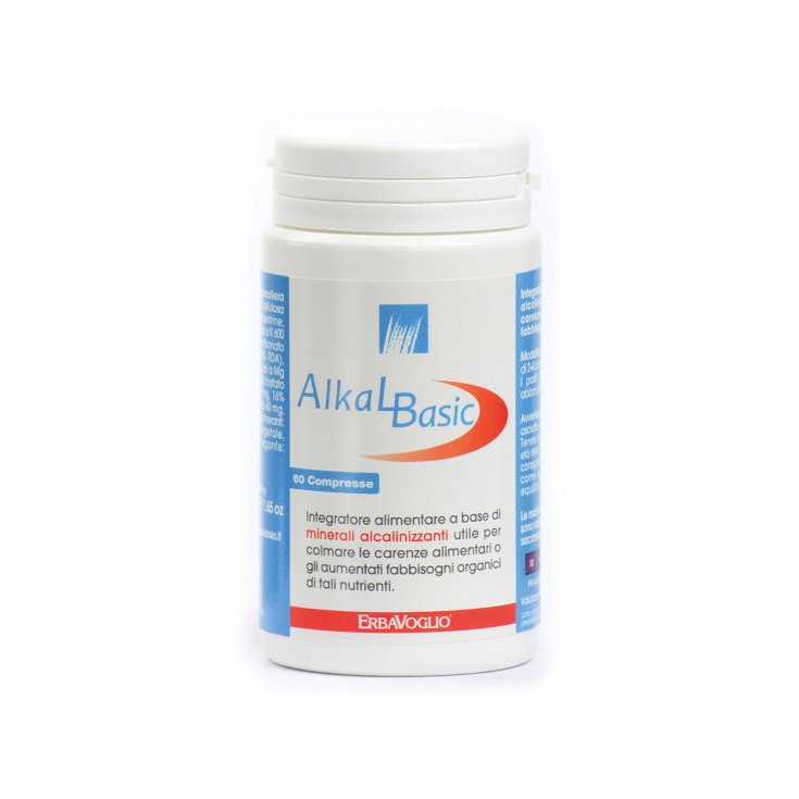 Erbavoglio Alkal Basisches Nahrungsergänzungsmittel 60 Tabletten