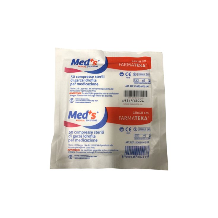 Med's Farmatexa Sterile Mulltabletten 12/8 10x10cm 50 Stück