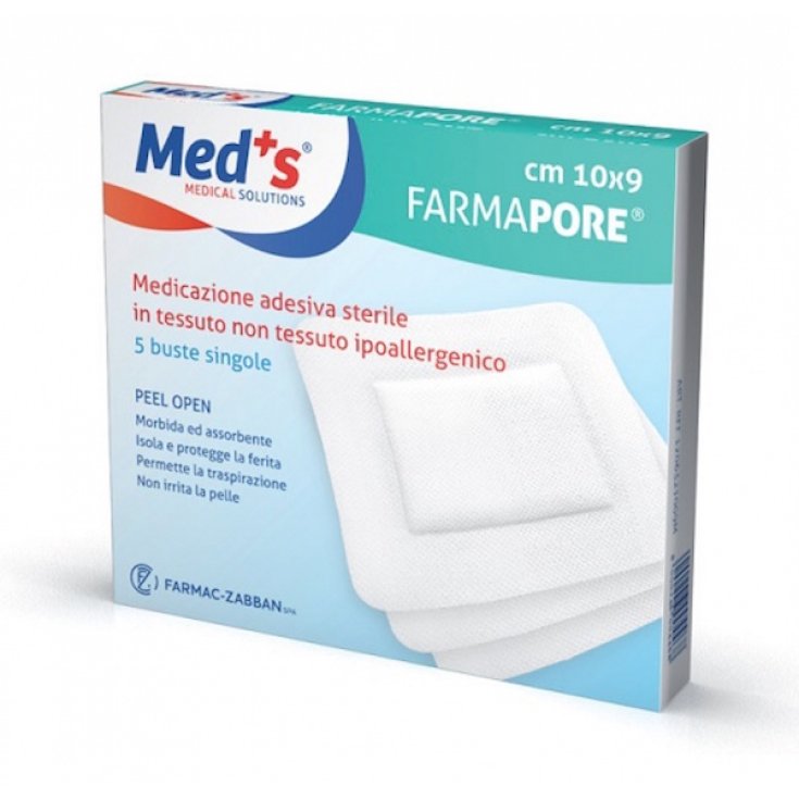 Med's Farmapore Patches Steriler Klebeverband 9x600cm 5 Stück