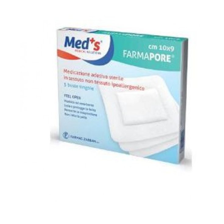 Med's FarmaPore Steriler Klebeverband 10x30cm 3 Stück