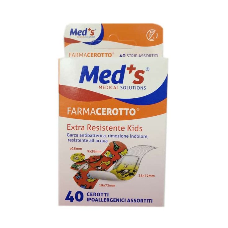 Med's FarmaKids Extra Resistant Patch 40 verschiedene Patches