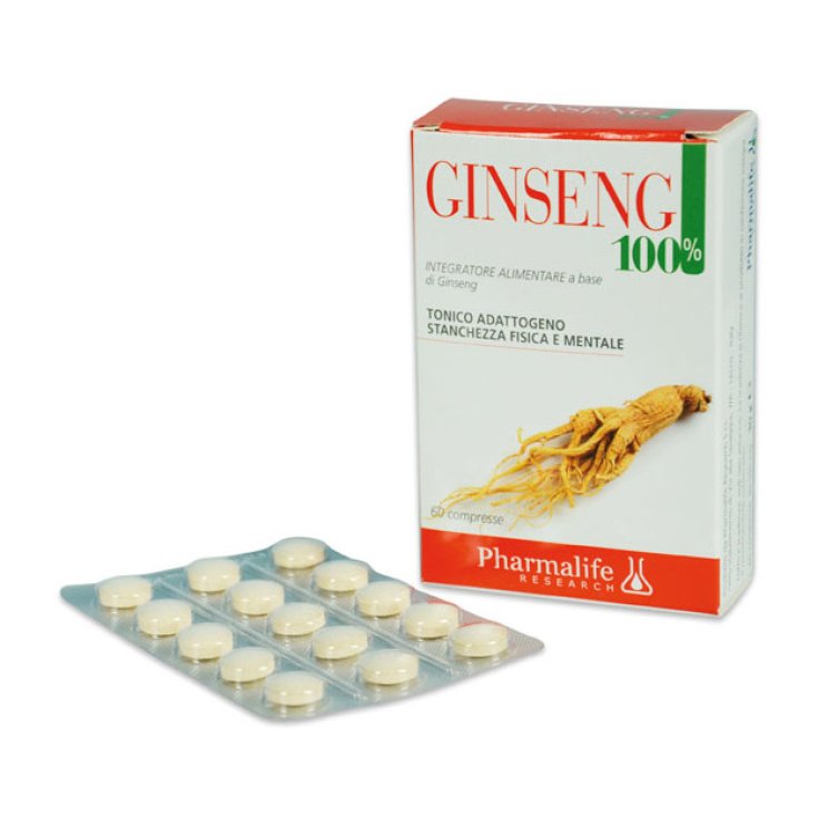 Pharmalife Research Ginseng 100 % Nahrungsergänzungsmittel 60 Tabletten