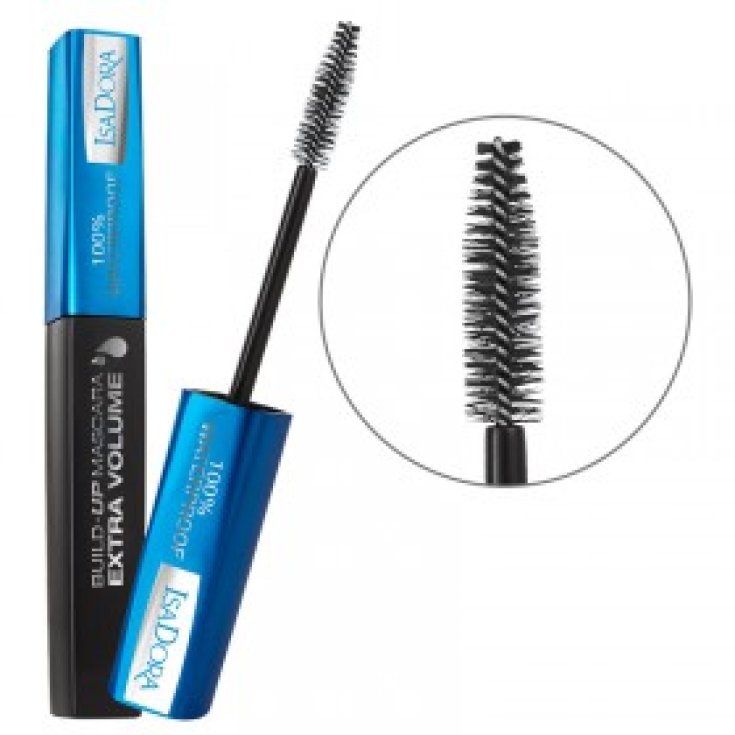 Isadora Buid-Up Mascara Extra Volume Waterproof 22 Schwarz Braun