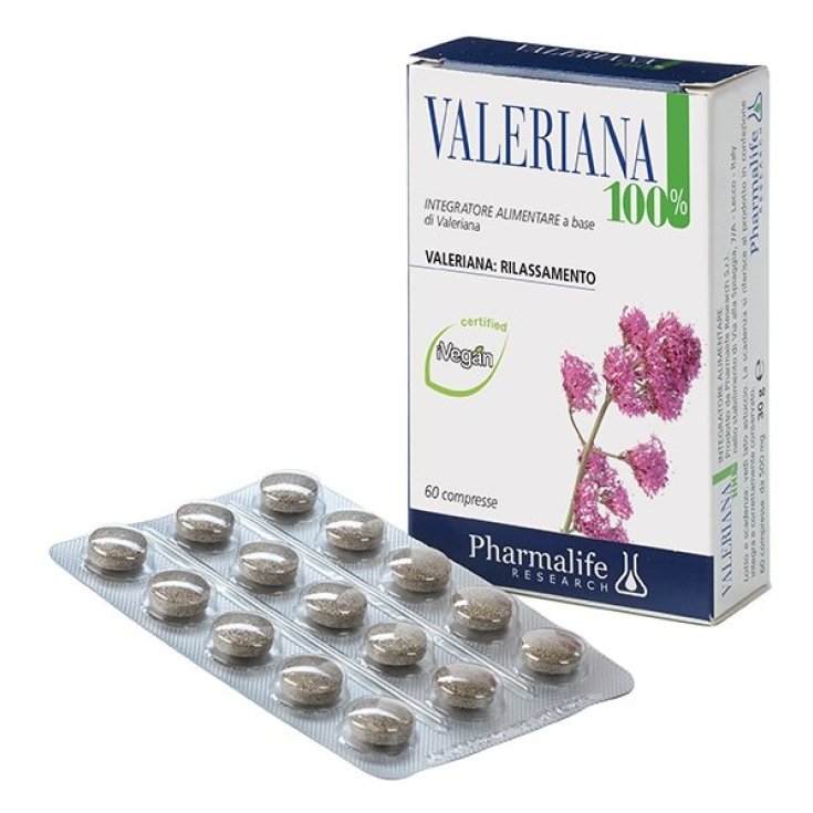 Pharmalife Research Baldrian 100 % Nahrungsergänzungsmittel 60 Tabletten