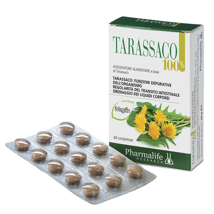 Pharmalife Löwenzahn Nahrungsergänzungsmittel 100% 60 Tabletten