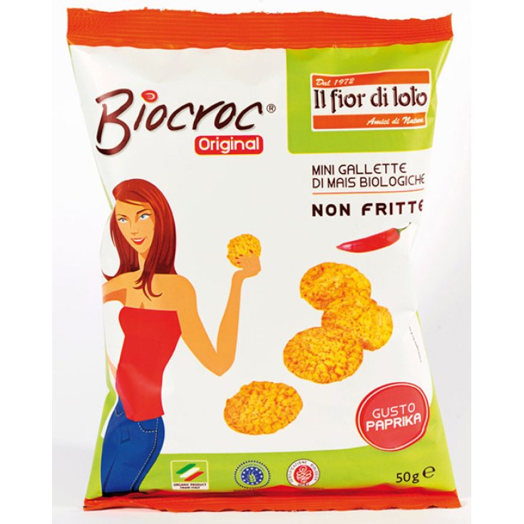 Biocroc Mini Bio Paprika Maiskuchen 50g