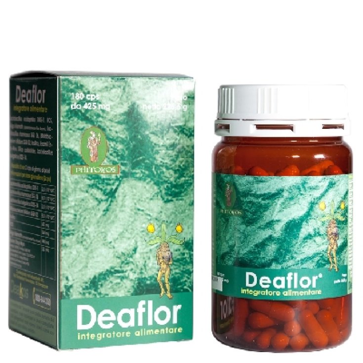Deakos Deaflor Nahrungsergänzungsmittel auf Basis von Probiotika 180 Kapseln mit 425 mg