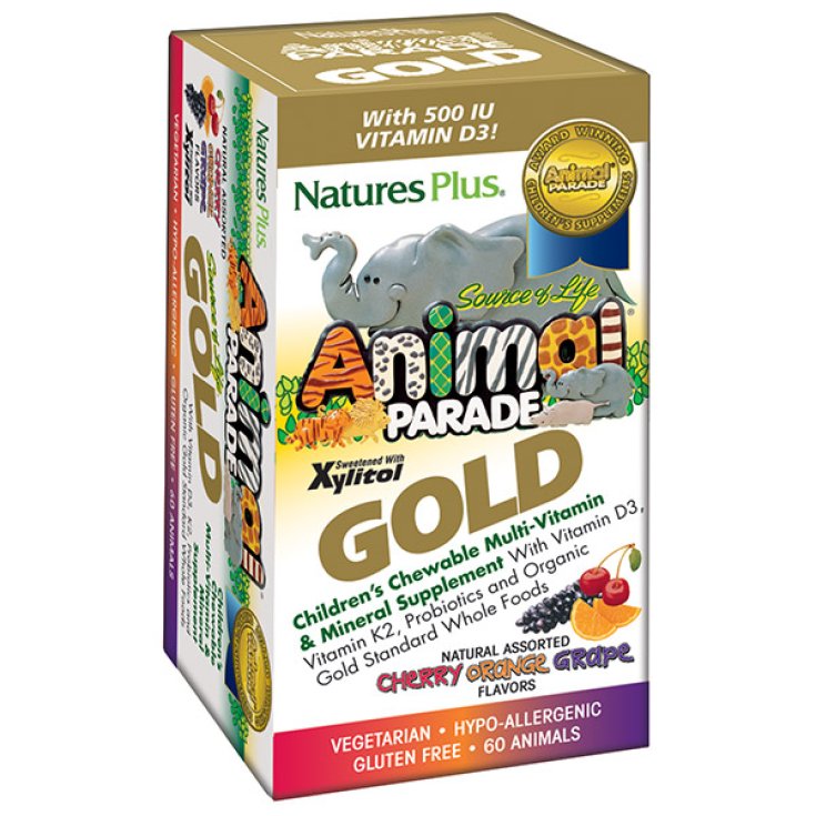 Natures Plus Animal Parade Gold Assortierte Bonbons 60 Stück