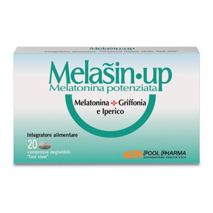 Pool Pharma Melasin Up 1mg Nahrungsergänzungsmittel 20 Tabletten