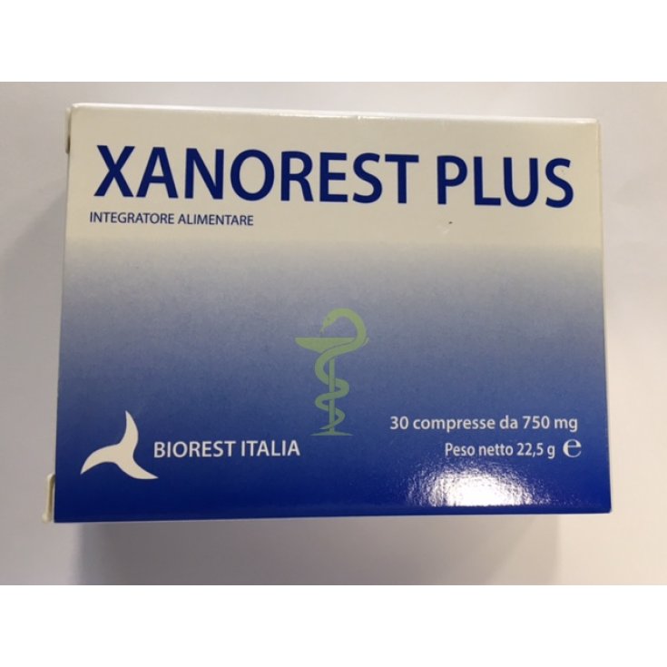 Biorest Italia Xanorest Plus Nahrungsergänzungsmittel 30 Tabletten