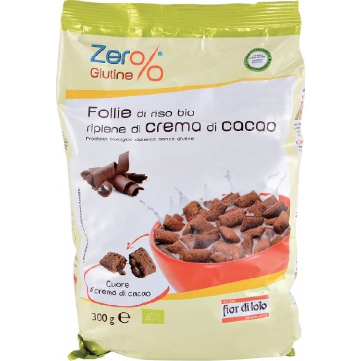 Fior Di Loto Zero% Reisfollie mit dunkler Bio-Schokolade 300g