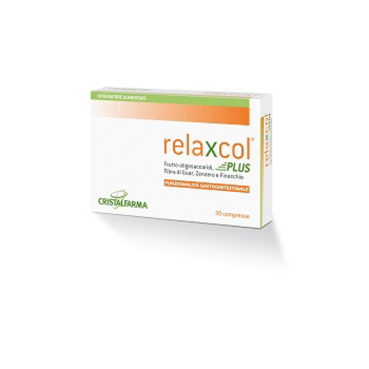 Cristalfarma Relaxcol Plus Nahrungsergänzungsmittel 30 Tabletten