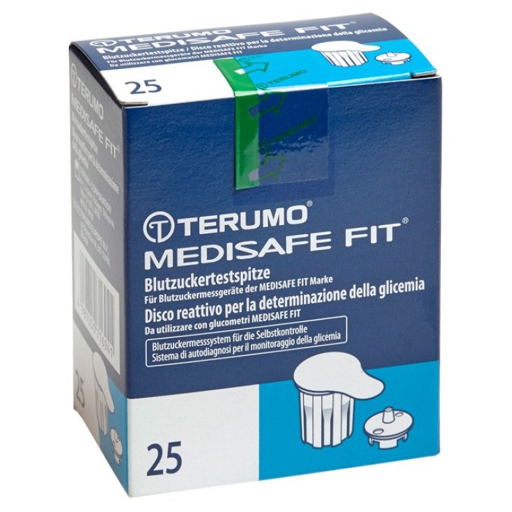 Terumo Medisafe Fit Reaktionsscheibe zur Bestimmung von Glykämie 25 Tests