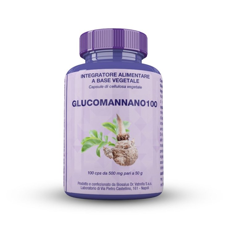 Biosalus Glucomannan Nahrungsergänzungsmittel 100 Kapseln