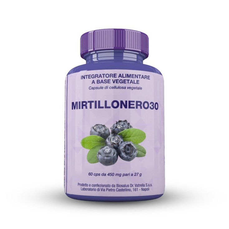 Biosalus® Mirtillonero30 Nahrungsergänzungsmittel 60 Kapseln