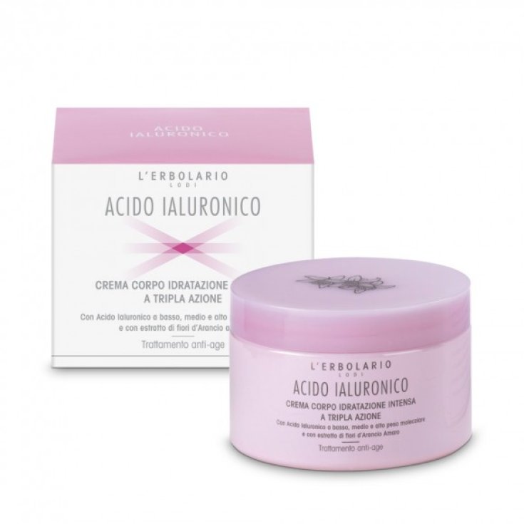 L'Erbolario Hyaluronsäure Körpercreme Triple Action Intensive Hydration 200ml