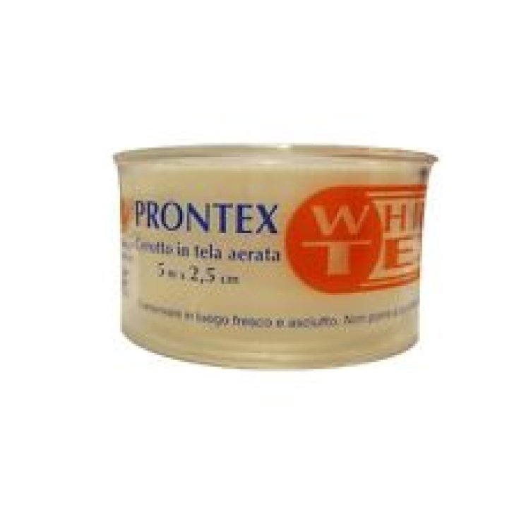 Safety Prontex Weißer Tex-Patch aus belüftetem Segeltuch, 5 m x 5 cm