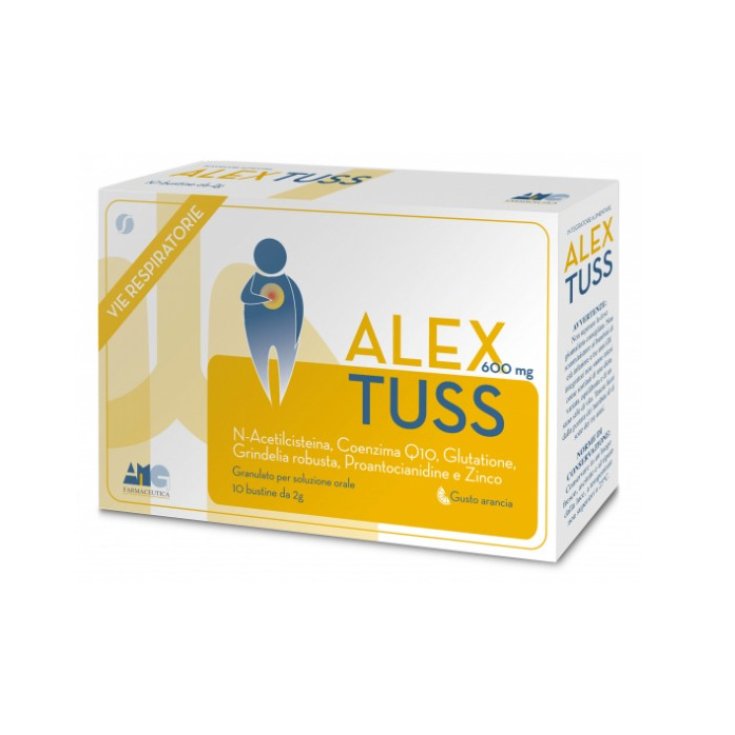 AMG Pharmaceutical Alex Tuss Hustenergänzung 10 Beutel