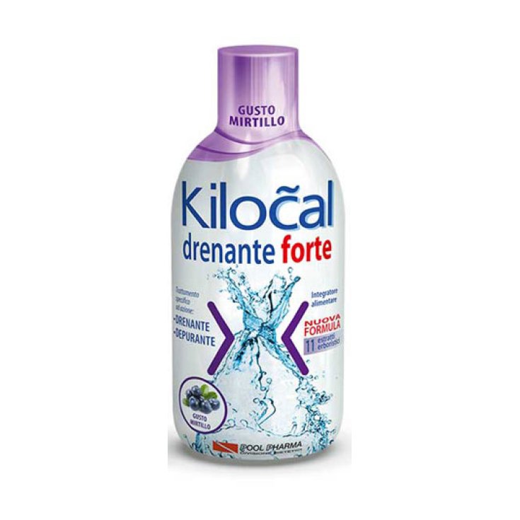 Kilocal Draining Strong Taste Blueberry Nahrungsergänzungsmittel 500ml