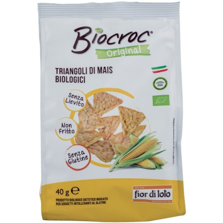 Biocroc Dreiecke aus glutenfreiem Bio-Mais 40 g