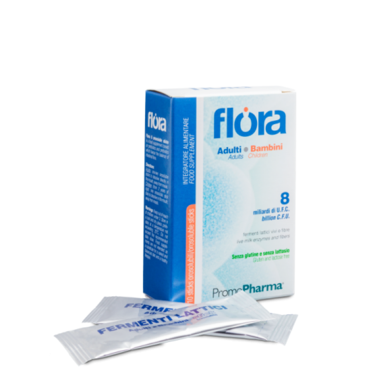 PromoPharma Flora 8 Nahrungsergänzungsmittel 10 Schmelzstäbchen