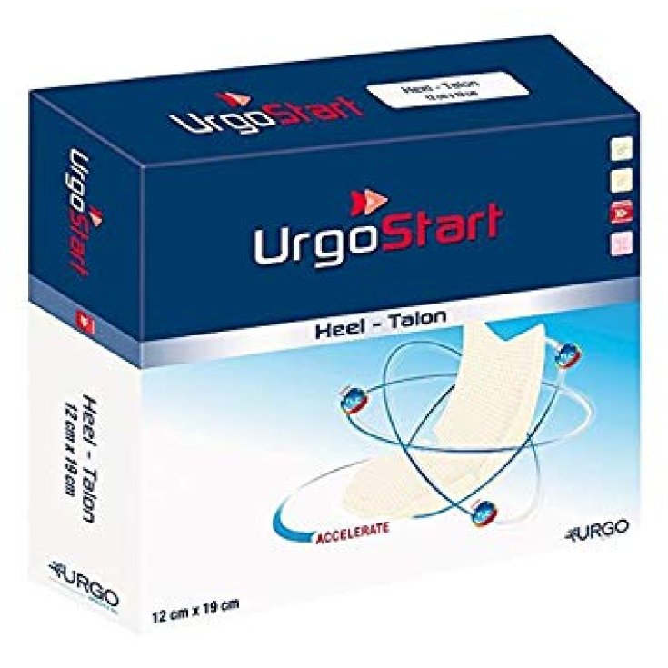 Urgo Medfical Urgostart Fersenverbände 10 Stück 12x19cm