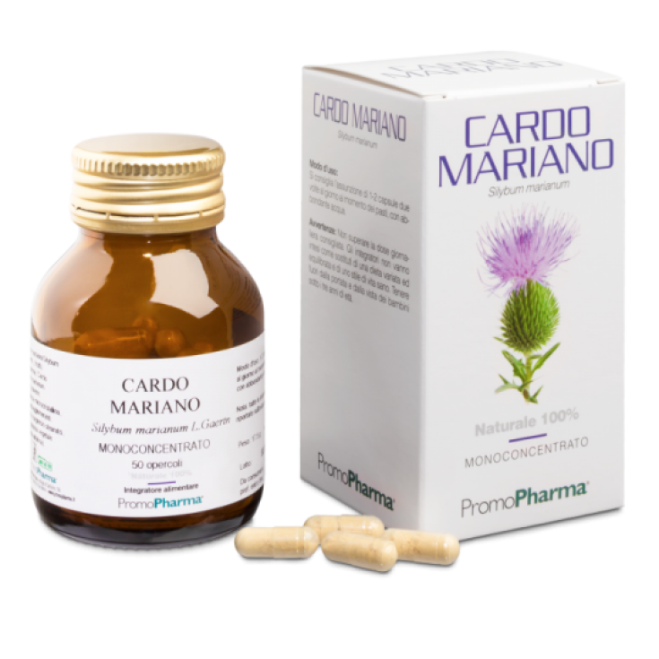 PromoPharma Cardo Mariano Monoconcentrato Nahrungsergänzungsmittel 50 Kapseln