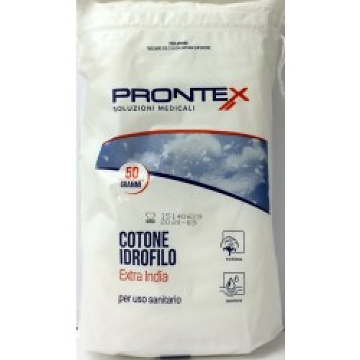 Sicherheit Prontex Extra Hydrophile Baumwolle Indien 50g