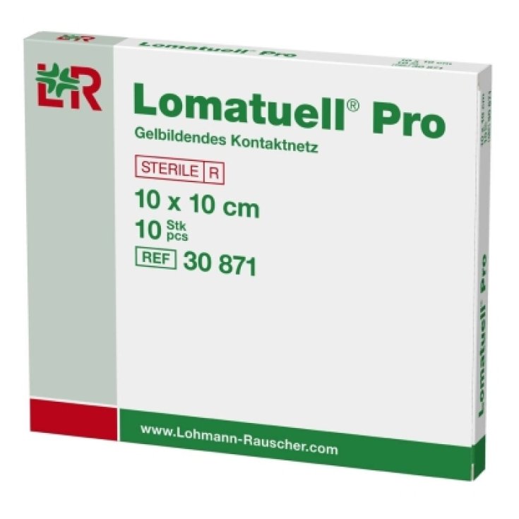 Lohmann & Rauscher Lomatuell Pro Gelierkontaktnetz 10x10cm 10 Stück