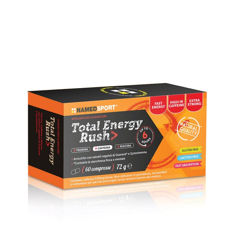 NamedSport Total Energy Rush Nahrungsergänzungsmittel 60 Tabletten