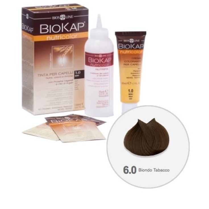 Biosline Biokap Nutricolor Delicate Color N° 6.0 Tabakblond