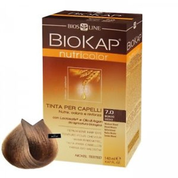 Biosline Biokap Nutricolor Delicato Color 7.0 Mittelblond