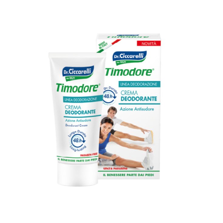 Doctor Ciccarelli Timodore Deodorant Cream 48 H Anti-Schweiß-Aktion Desodorierungslinie 50ml