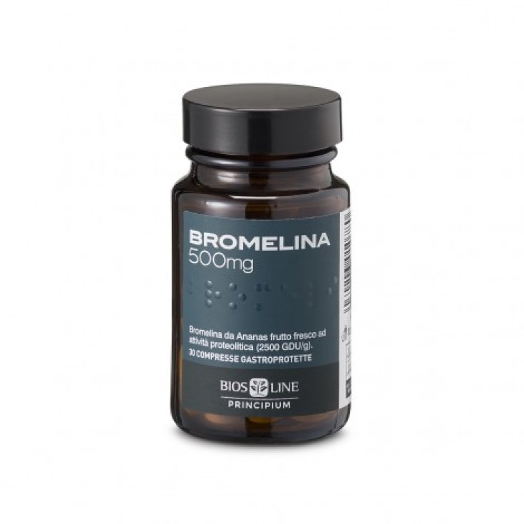 BiosLine Principium Bromelain Nahrungsergänzungsmittel 30 Tabletten