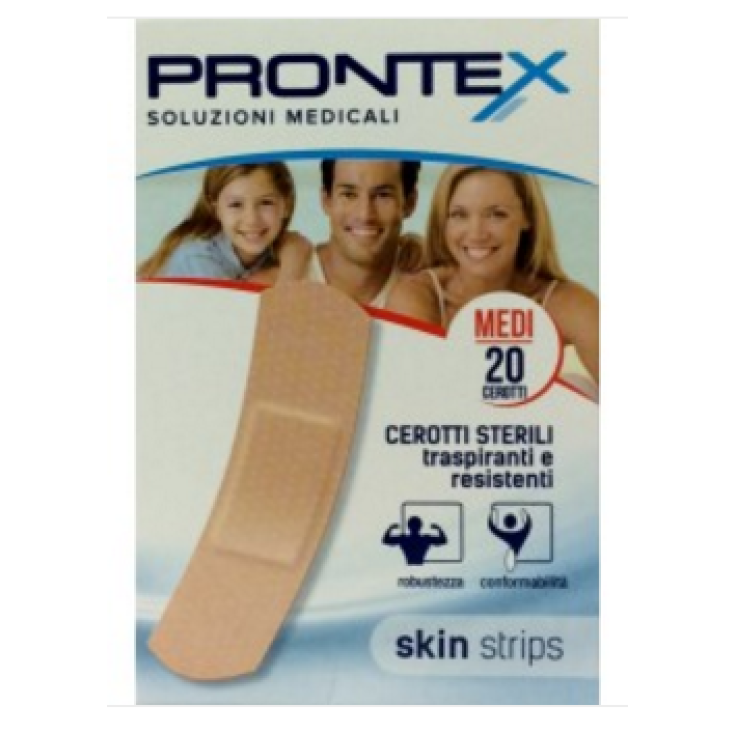 Safety Prontex Skin Strips 20 mittelgroße Pflaster