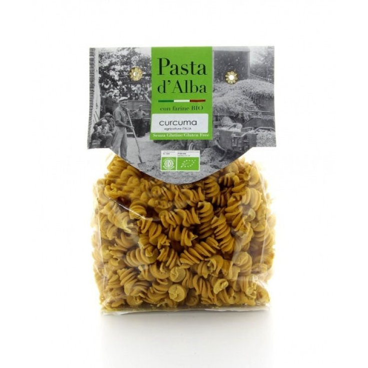 Pasta D'Alba Fusilli Reis und Bio-Kurkuma Glutenfrei 250g