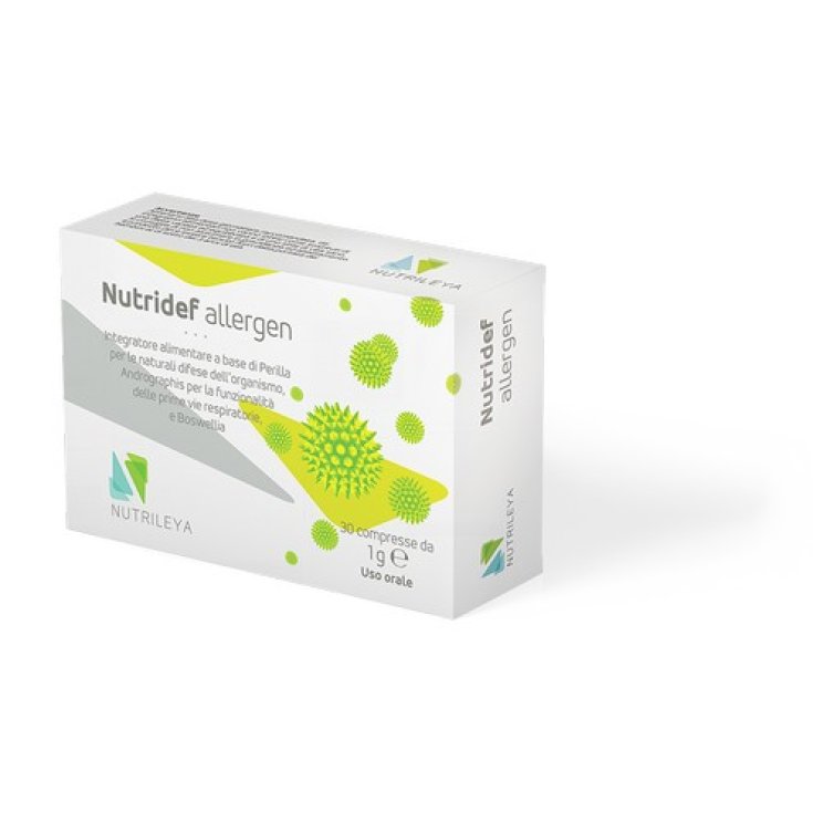 Nutrileya Nutridef Allergen-Nahrungsergänzungsmittel 30 Tabletten