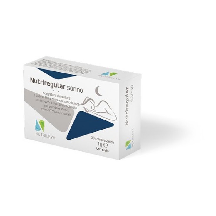 Nutrileya Nutriregular Schlaf-Nahrungsergänzungsmittel 30 Tabletten