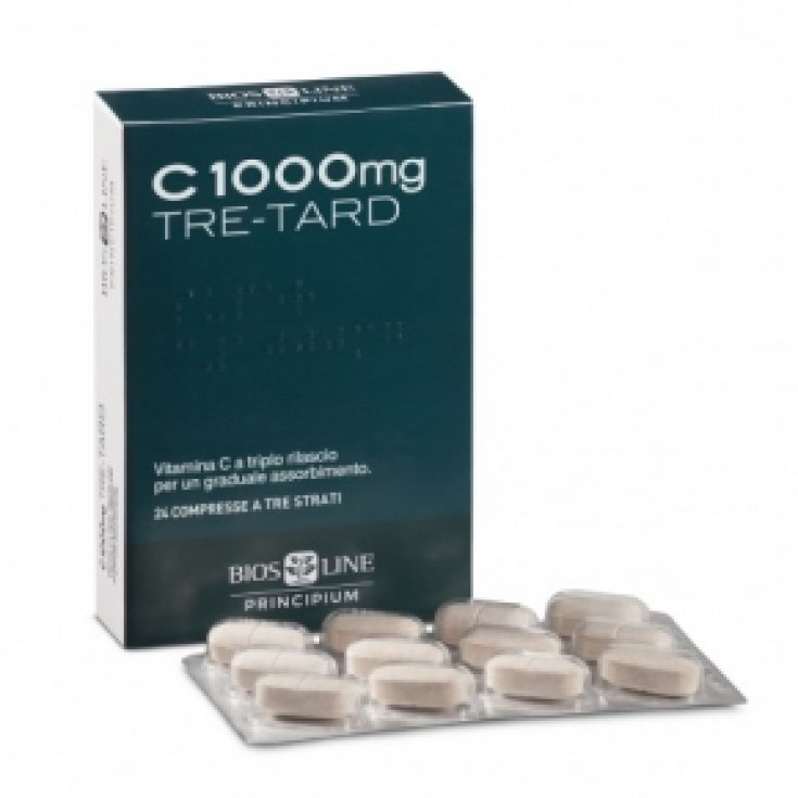 Principium C 1000 mg TRE-TARD Nahrungsergänzungsmittel 24 Tabletten