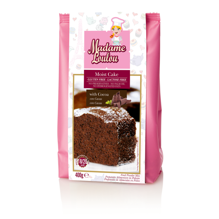 Madame Loulou Moist Cake Kakaopulver Zubereitet Glutenfrei 400g